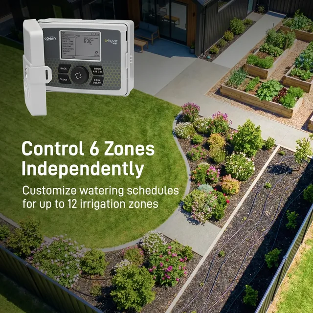 Orbit B-hyve 57946 6-Zone Indoor/Outdoor Controller, manufacturer gallery view 2