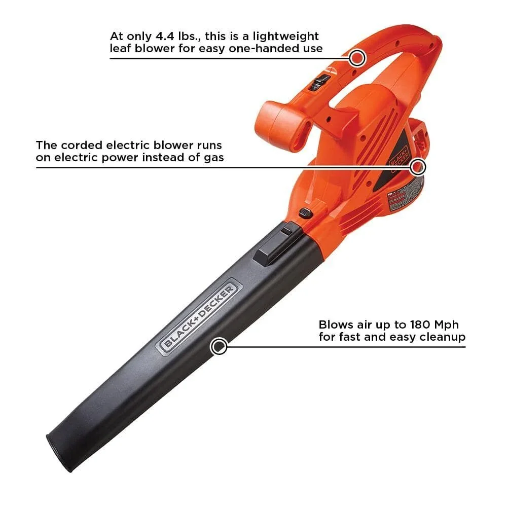 orange BLACK+DECKER Outdoor Power Equipment