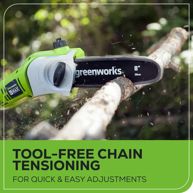 Greenworks PSPH40B210 pole saw, manufacturer gallery view 6