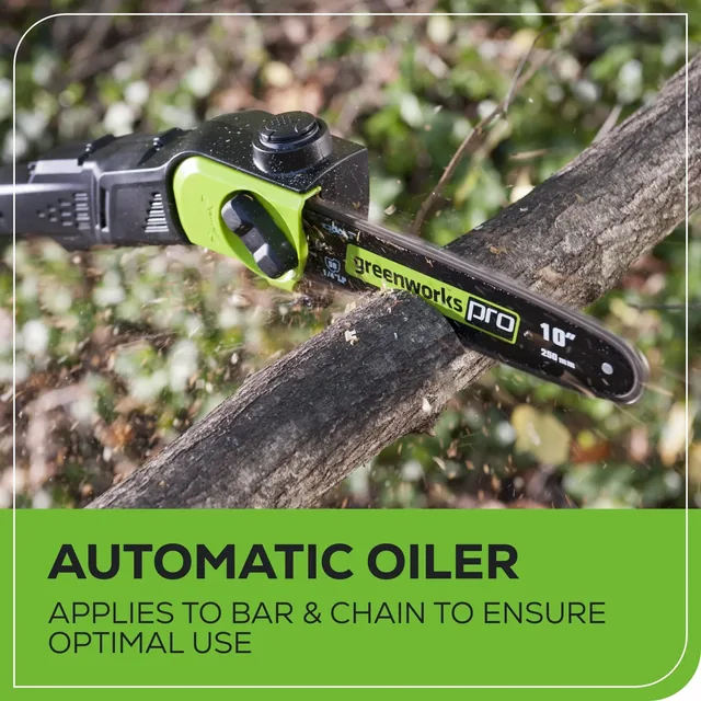 Greenworks PS80L00 pole saw, manufacturer gallery view 6