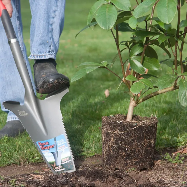 Root Slayer 22011 serrated garden shovel, product view 3