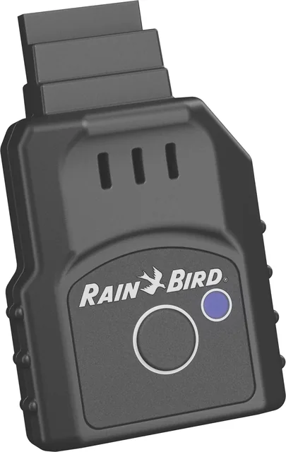 Rain Bird LNK2 WiFi controller module, detail or garden-use view 2
