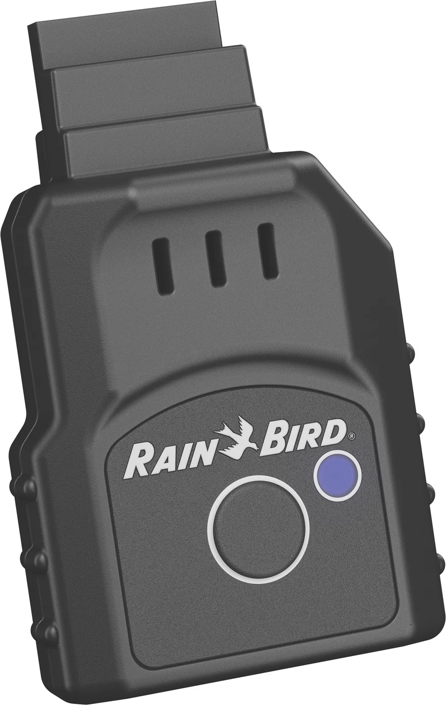 Rain Bird LNK2 WiFi controller module, detail or garden-use view 2