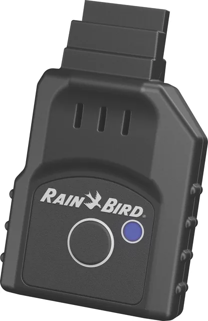 Rain Bird LNK2 WiFi controller module, detail or garden-use view 3