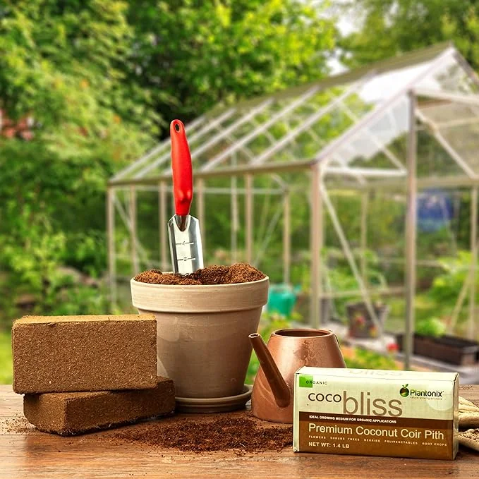 Plantonix Coco Bliss 650-g coir bricks, five pack, product view 6