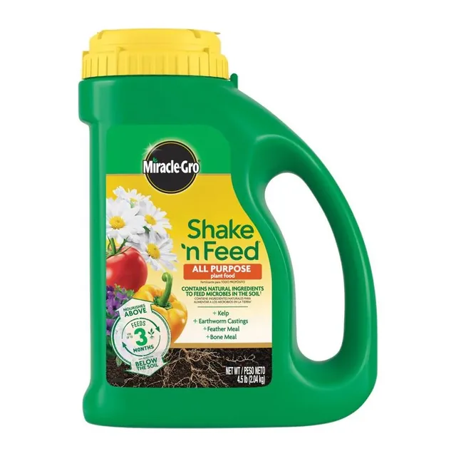 Miracle-Gro Shake ’N Feed All Purpose Plant Food, 4.5 lb, product view 1