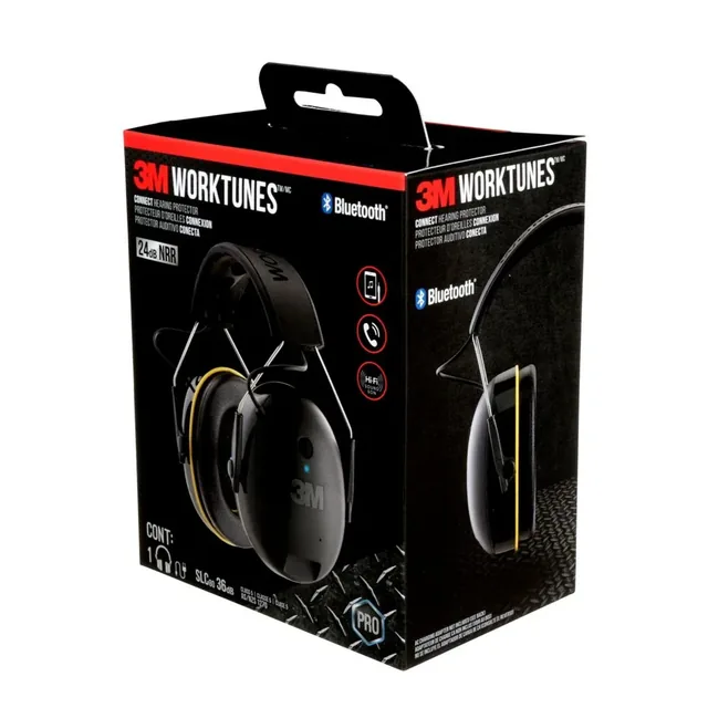 3M WorkTunes Connect Hearing Protector, an example of eye, hearing & saw protection