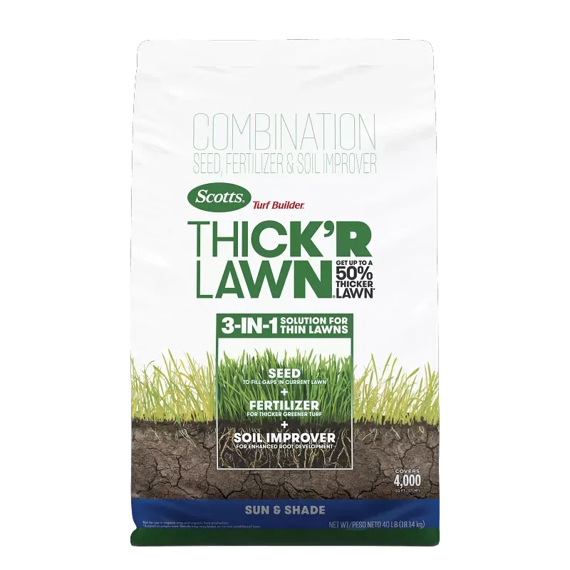 Scotts Turf Builder Thick'R Lawn Sun & Shade, 40-pound bag