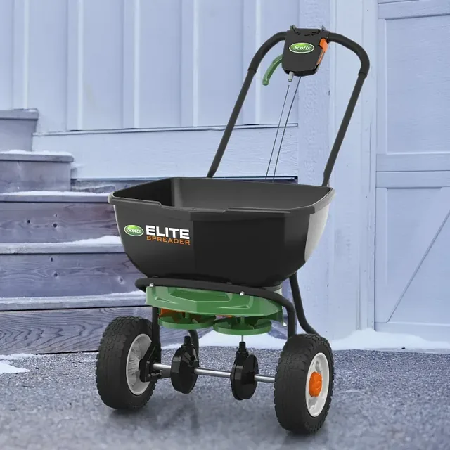Scotts Elite dual-rotor spreader manufacturer product view 3