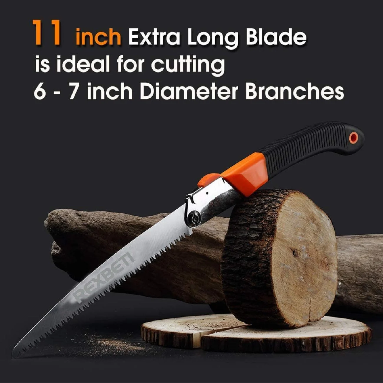 REXBETI 11-inch folding pruning saw, product gallery view 2