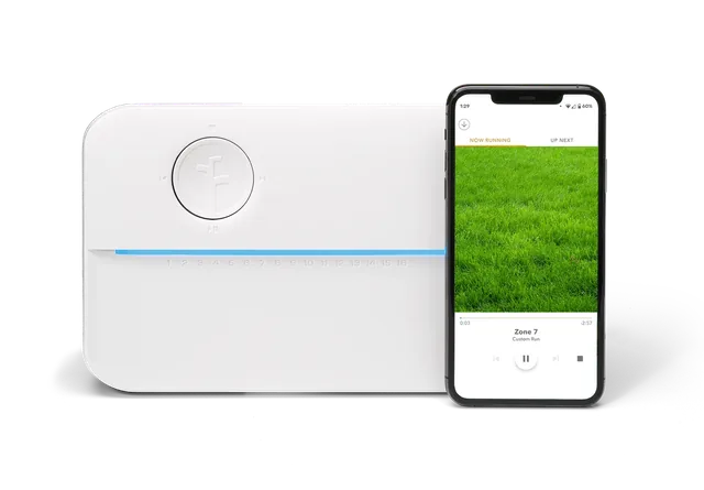 Rachio 3 eight-zone smart sprinkler controller, an example of watering timers & controllers