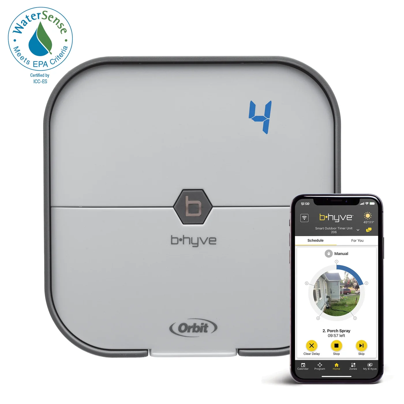 Orbit B-hyve 57915 4-Zone Indoor Smart Controller, manufacturer gallery view 2