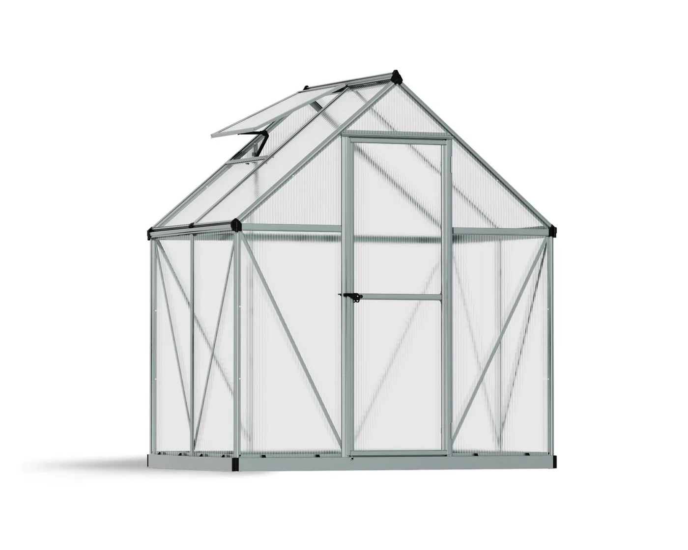 Canopia Mythos 6 × 4 greenhouse, silver manufacturer product view 2