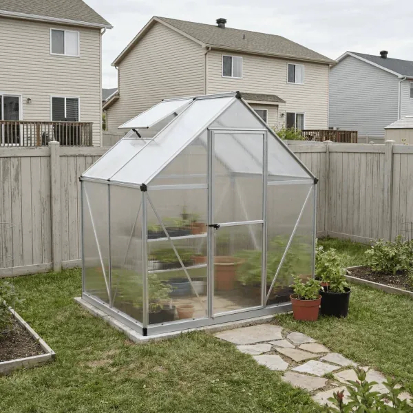 Canopia Mythos 6 × 4 greenhouse, silver manufacturer product view 1