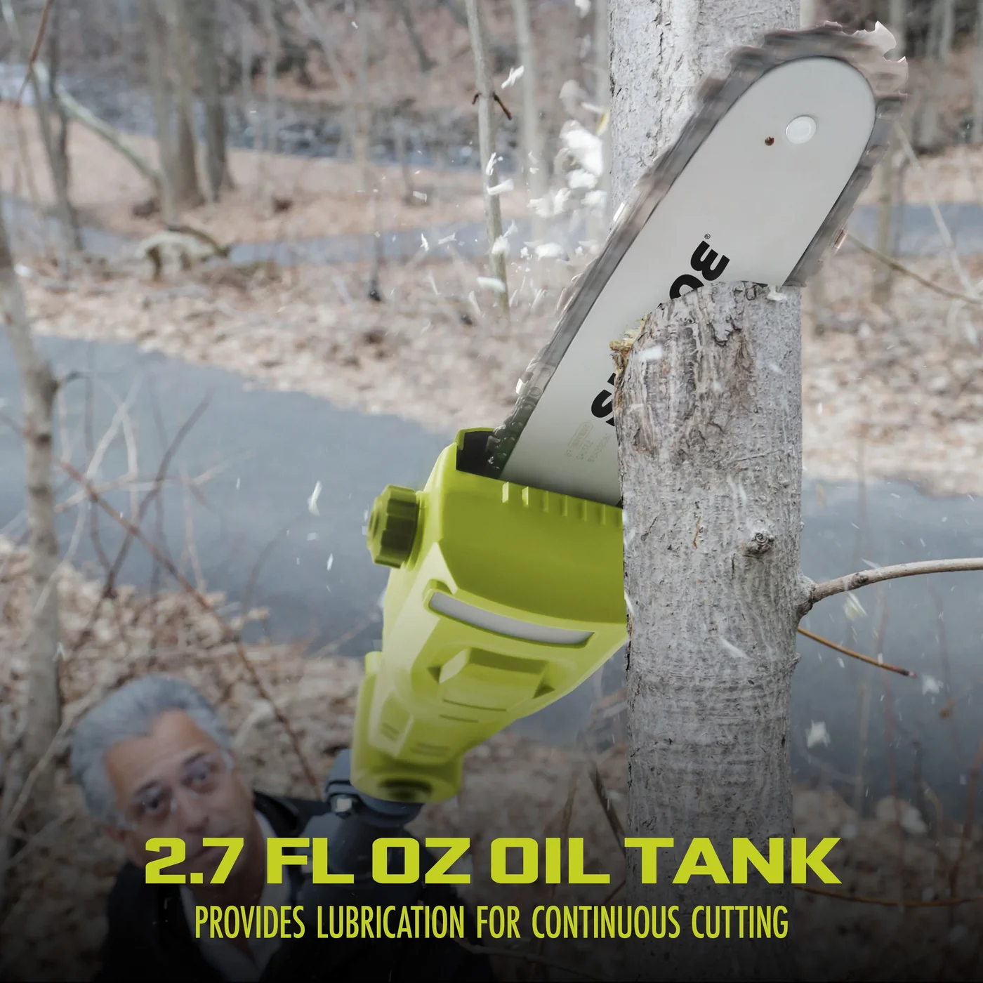 Sun Joe 24V-PS8-LTE pole saw, manufacturer gallery view 5