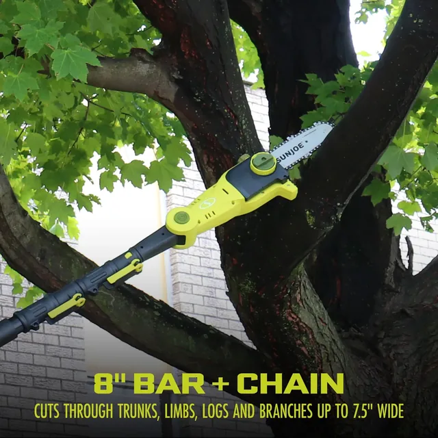 Sun Joe 24V-PS8-LTE pole saw, manufacturer gallery view 3