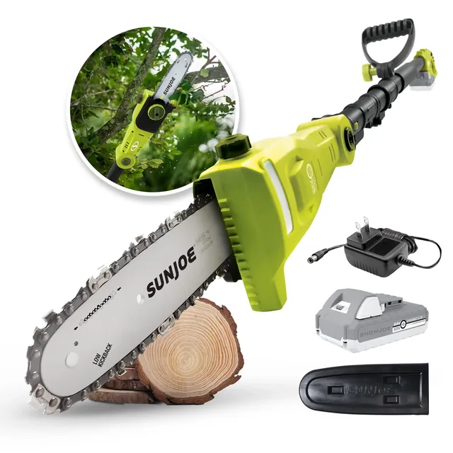 Sun Joe 24V-PS8-LTE pole saw, manufacturer gallery view 1