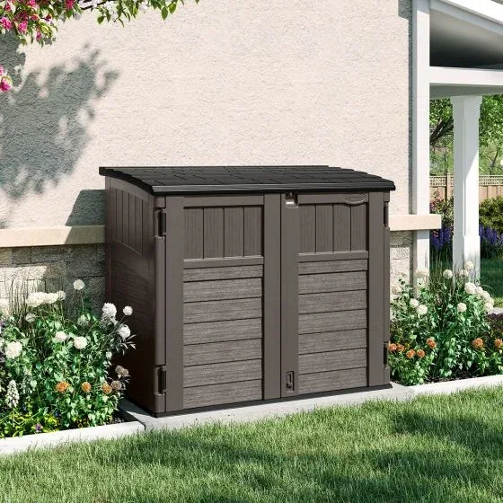 Suncast BMS2500SB Stoney Black shed, product view 2