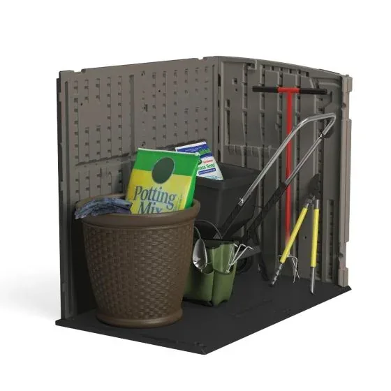Suncast BMS2500SB Stoney Black shed, product view 4