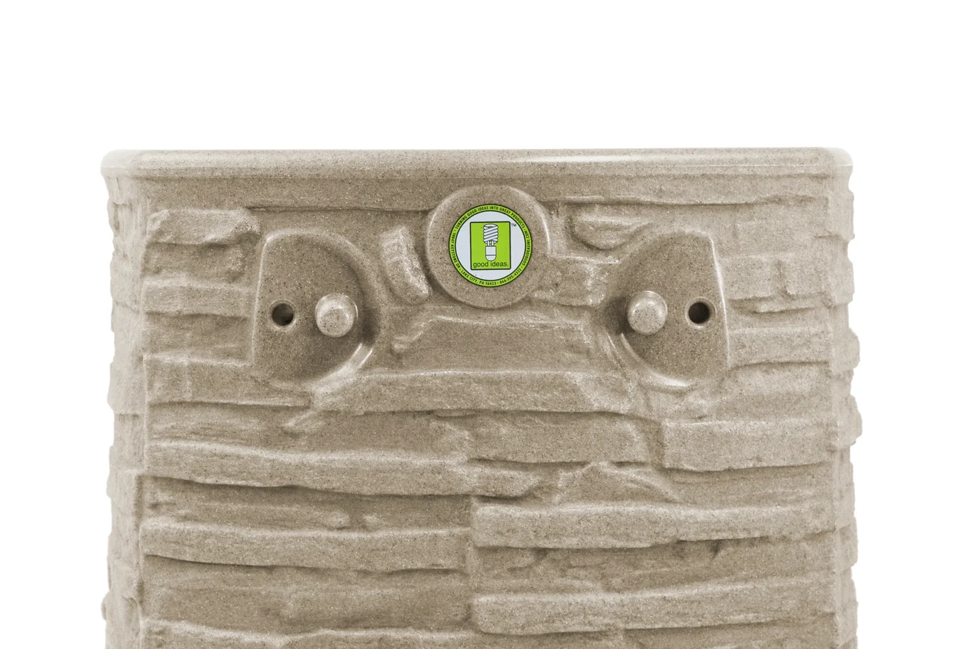 Good Ideas Impressions Riverwalk 50 Sandstone Rain Barrel, manufacturer gallery view 2