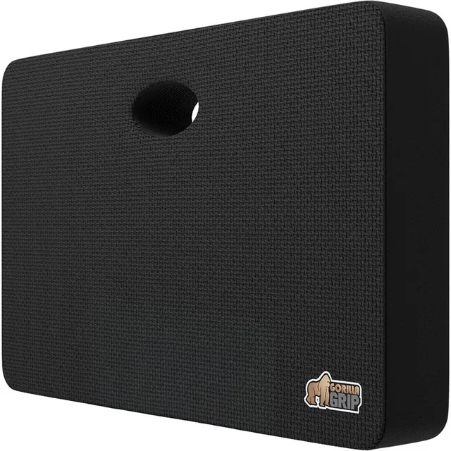 GORILLA GRIP 17.5 × 11-inch kneeling pad, black, product view 1