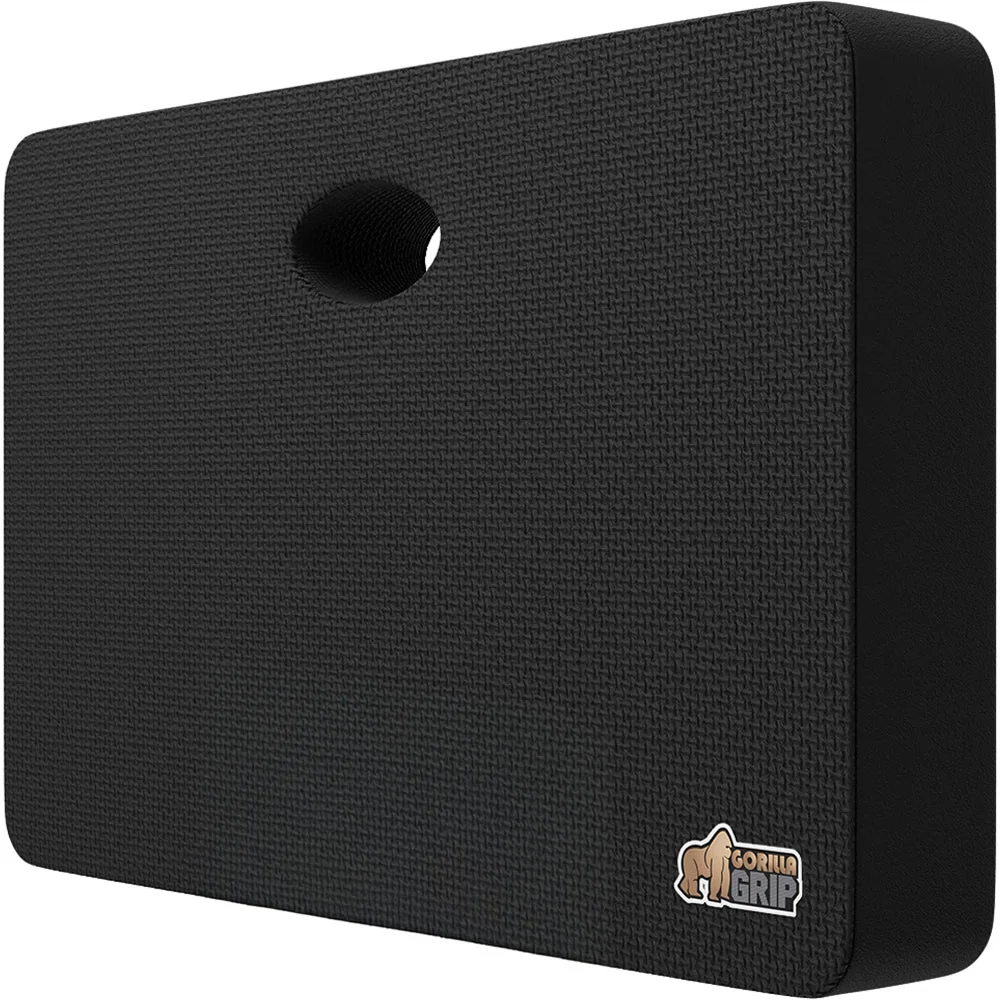 GORILLA GRIP 17.5 × 11-inch kneeling pad, black, product view 1