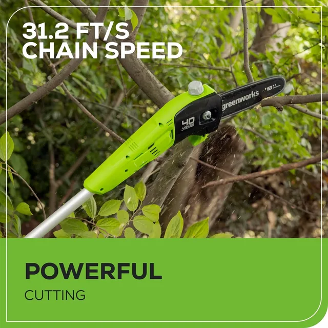 Greenworks PS40B00 pole saw, manufacturer gallery view 5