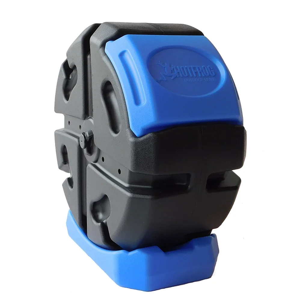 FCMP HOTFROG 19-gallon rolling composter, blue manufacturer product view 1