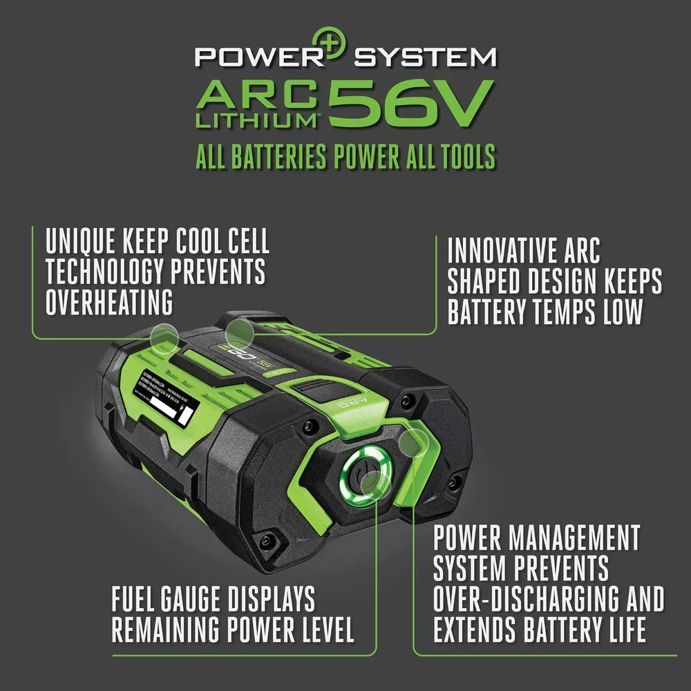 EGO BA1400T 56V 2.5Ah battery, product photograph 2