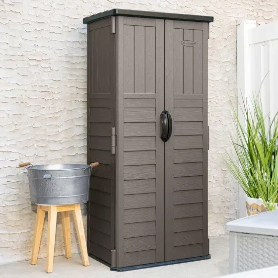 Suncast BMS1250SB 22 cu. ft. vertical garden shed, manufacturer gallery view 2