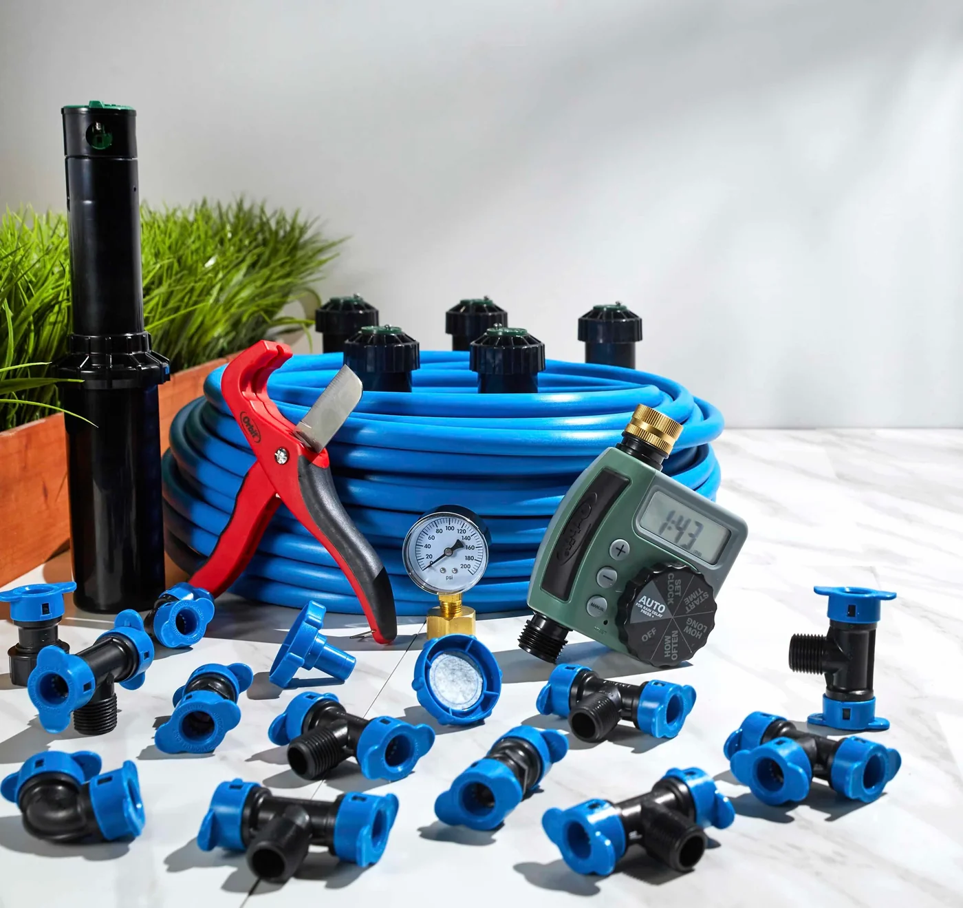 Orbit 50020 One-Zone In-Ground Sprinkler Kit, product view