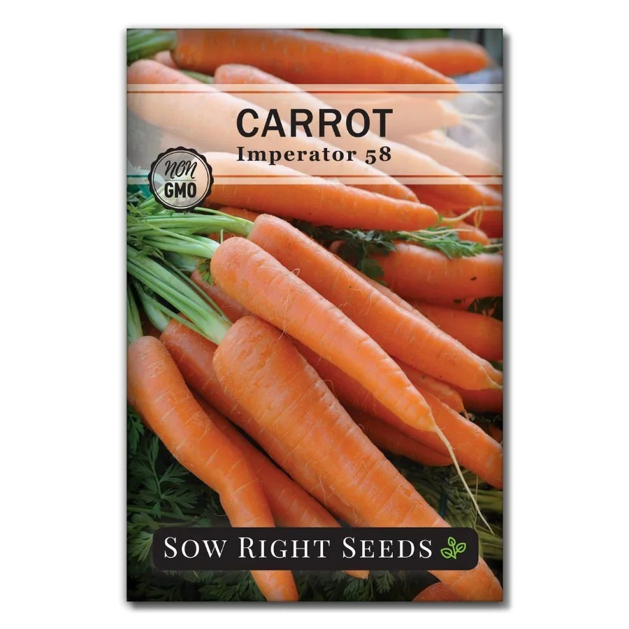 Sow Right Seeds Imperator 58 carrot manufacturer product view 1