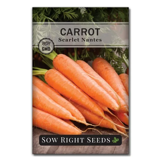 Sow Right Seeds Scarlet Nantes carrot manufacturer product view 1