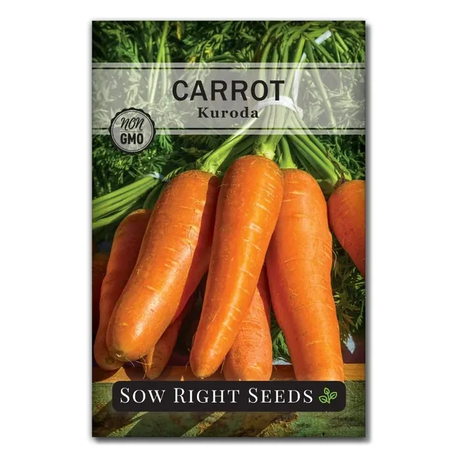 Sow Right Seeds Kuroda carrot manufacturer product view 1