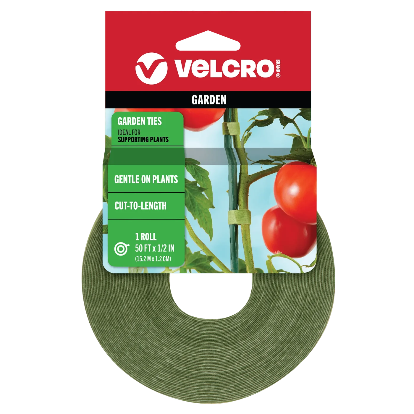 VELCRO ONE-WRAP garden ties, 50-foot roll manufacturer product view 1