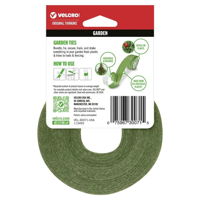 VELCRO ONE-WRAP garden ties, 50-foot roll manufacturer product view 2