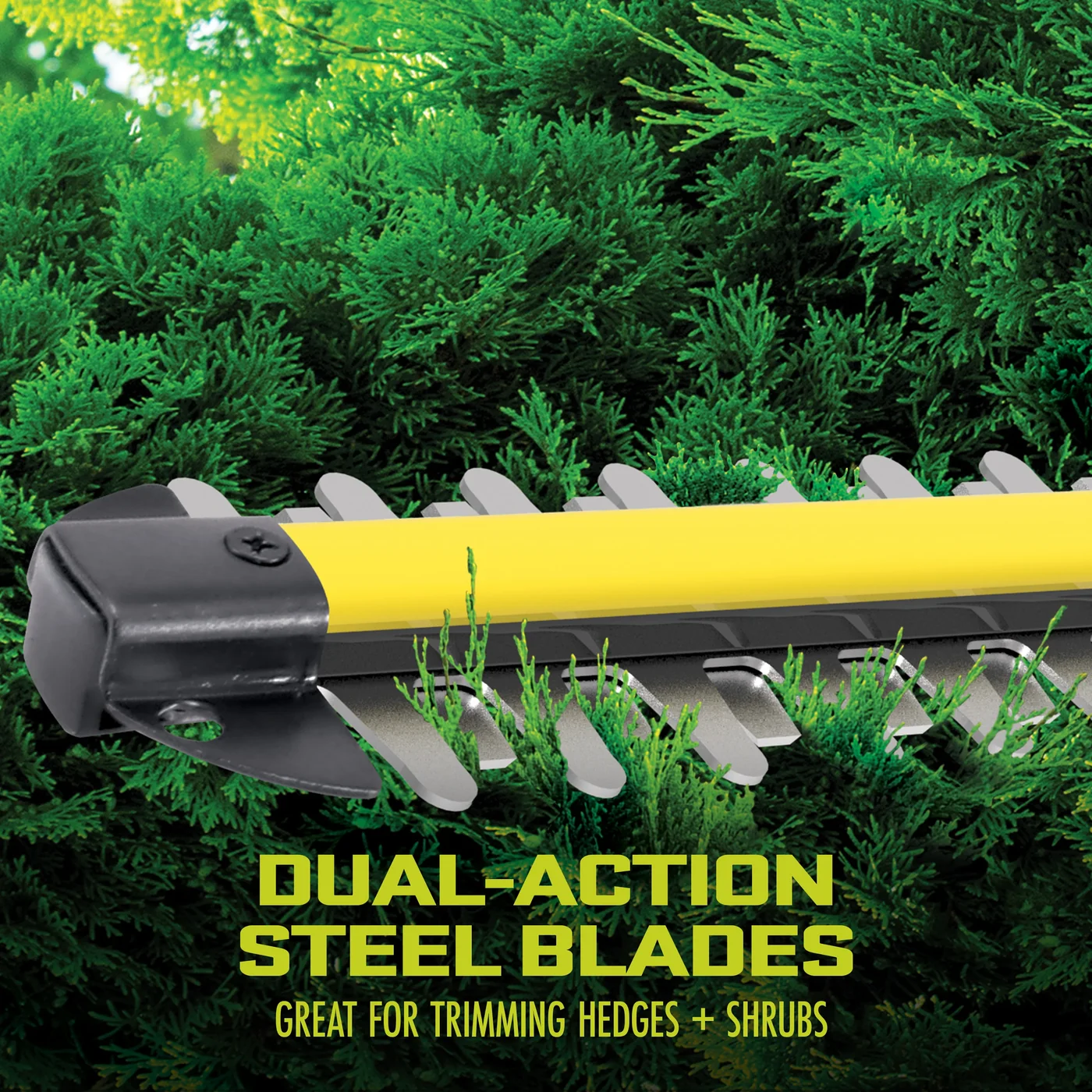 Sun Joe 24V-HT18-LTE hedge trimmer, manufacturer gallery view 4