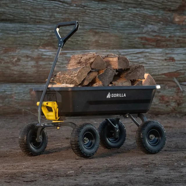 Gorilla 4GCG-NF poly dump cart, product gallery view 4