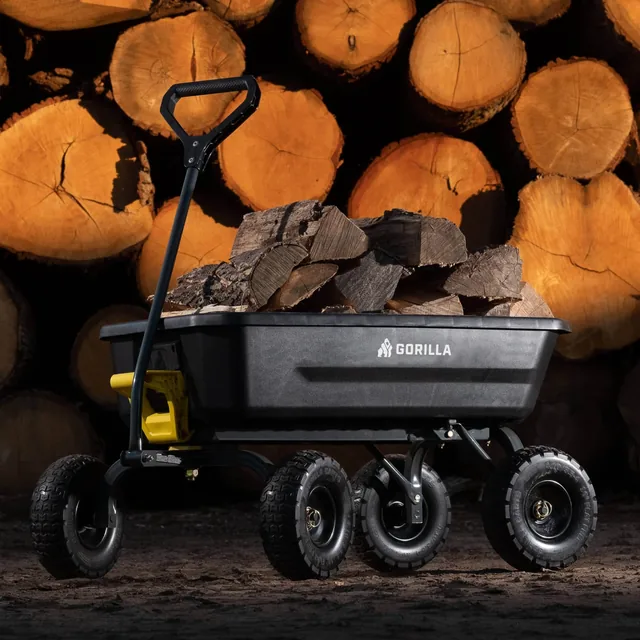 Gorilla 4GCG-NF poly dump cart, product gallery view 2