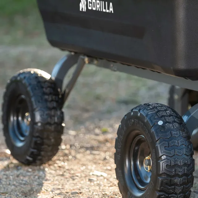 Gorilla 4GCG-NF poly dump cart, product gallery view 3