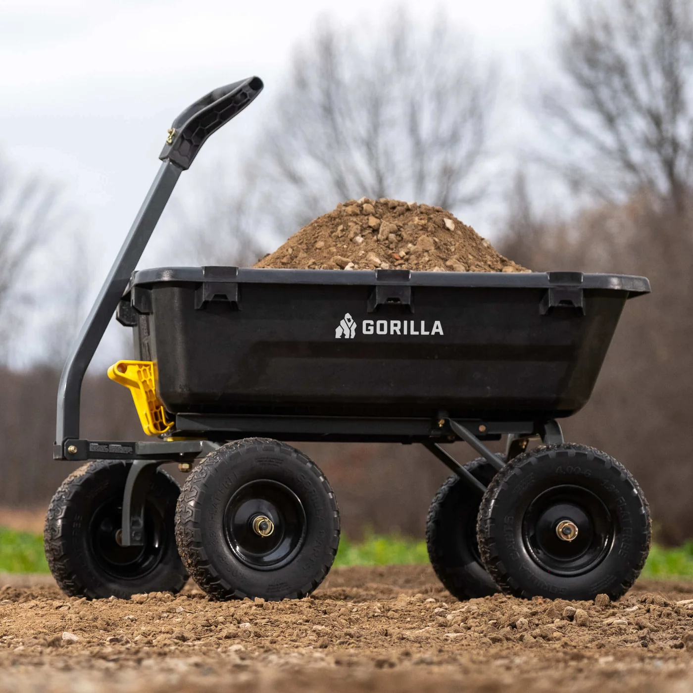 Gorilla 7GCG-NF poly dump cart, product gallery view 5
