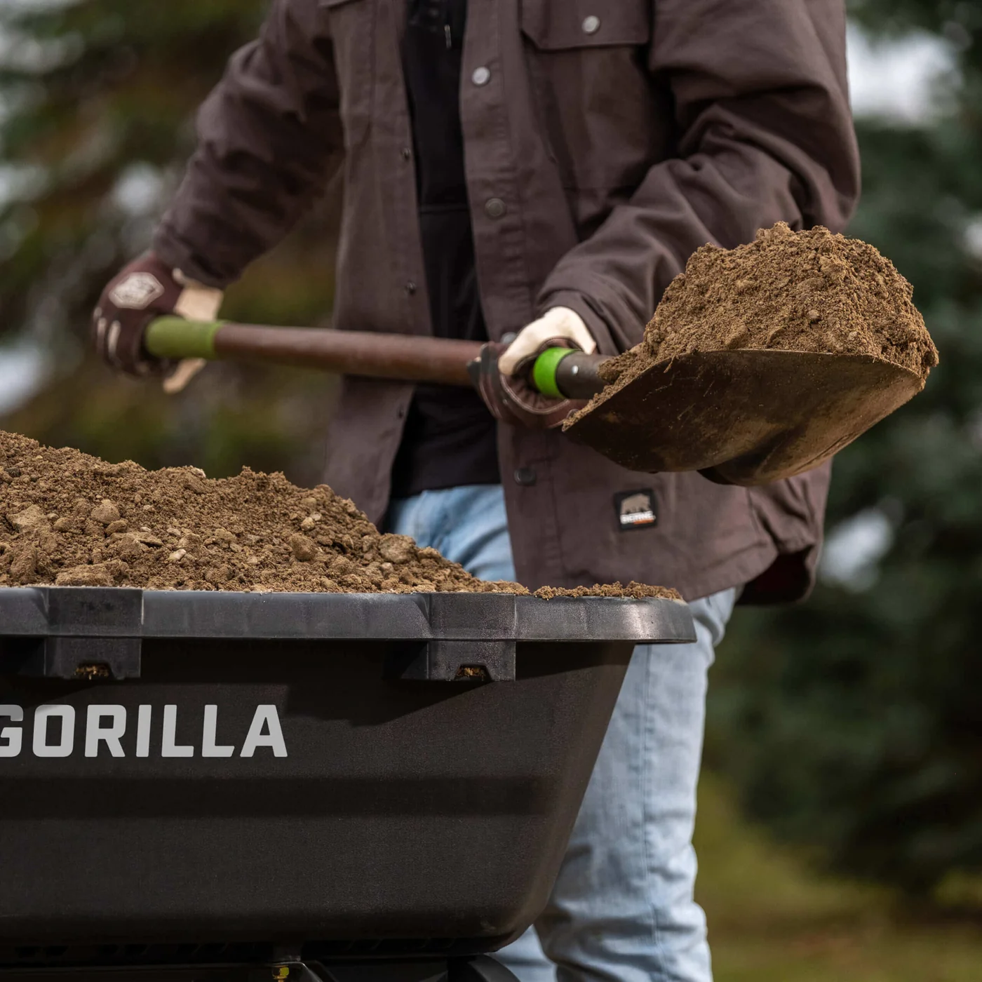 Gorilla 7GCG-NF poly dump cart, product gallery view 3
