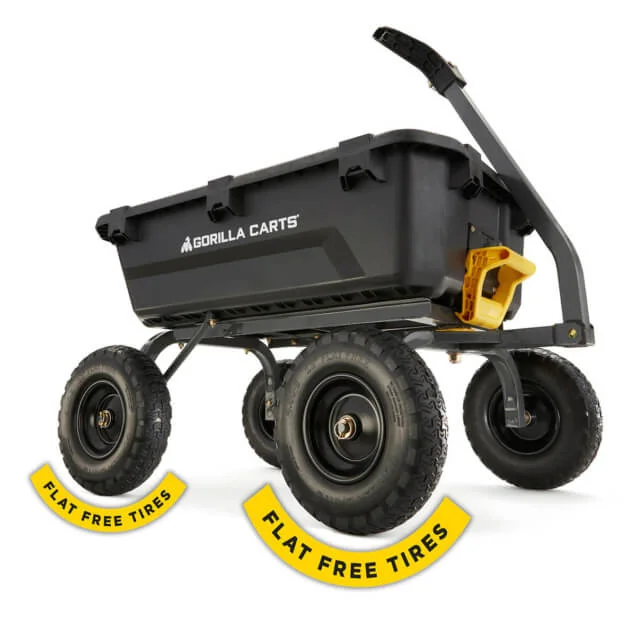 Gorilla 7GCG-NF poly dump cart, product gallery view 1