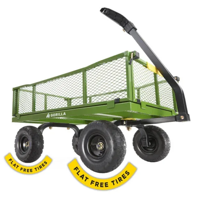 Gorilla 2140GCG-NF steel utility wagon, product gallery view 2
