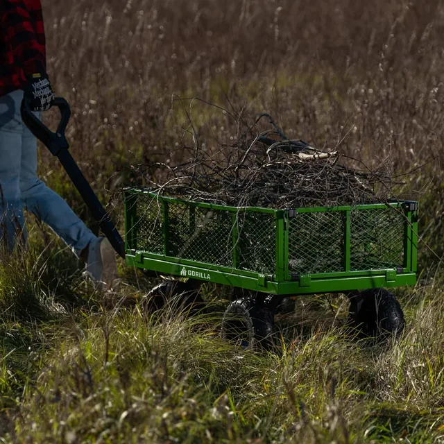 Gorilla 2140GCG-NF steel utility wagon, product gallery view 8