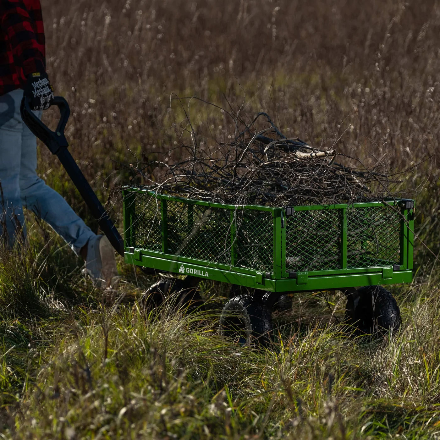Gorilla 2140GCG-NF steel utility wagon, product gallery view 8