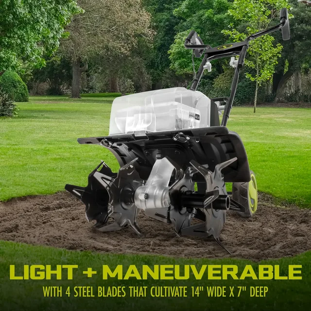 Sun Joe 24V-X2-TLR14 cultivator, manufacturer gallery view 5