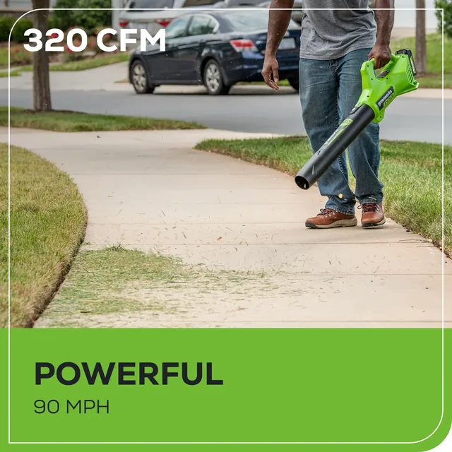 Greenworks BLG306 leaf blower, manufacturer gallery view 5