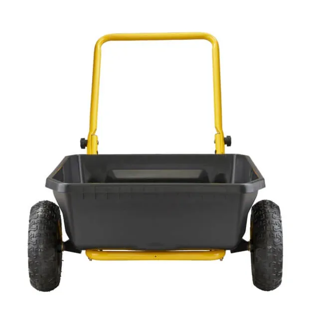 Gorilla GCR-4 4 cu. ft. two-wheel poly yard cart, gallery view 5