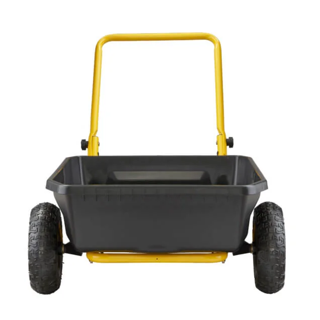 Gorilla GCR-4 4 cu. ft. two-wheel poly yard cart, gallery view 5